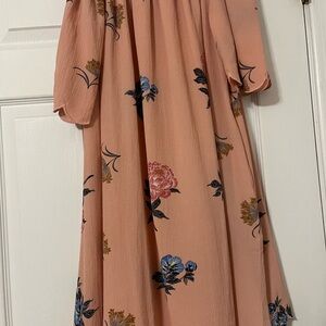 Mittoshop Peach Floral Skirt